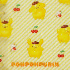 SANRIO JAPAN ORIGINAL POMPOMPURIN CLEAR AND PLUMP 3 D BINDER