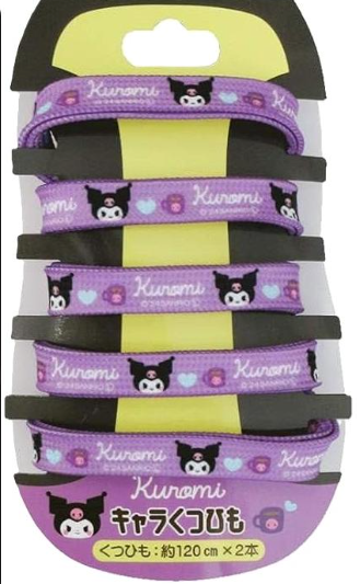 SANRIO ORIGINAL KUROMI SHOELACES