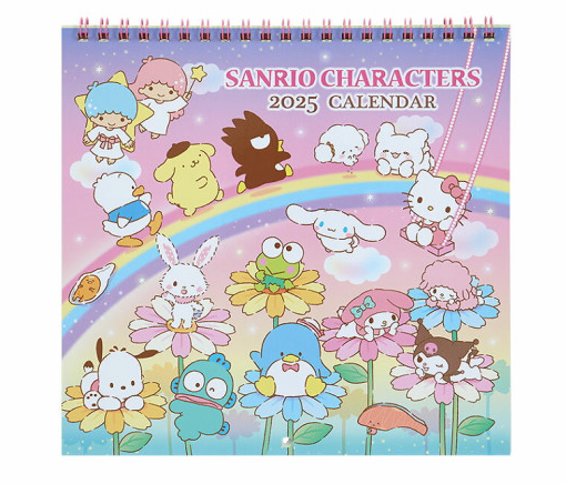 SANRIO JAPAN ORIGINAL CHARACTERS 2025 WALL CALENDAR CALENDAR M