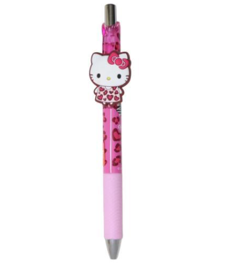 SANRIO ORIGINAL HELLO KITTY BALLPOINT PEN PINK LEOPARD PRINT GAL