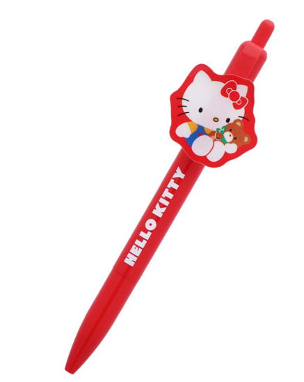 SANRIO ORIGINAL HELLO KITTY 50TH ANNIVERSARY MASCOT BALLPOINT MY BEAR 1982