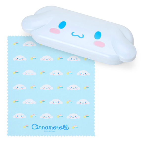 SANRIO ORIGINAL CINNAMOROLL FACE-SHAPED GLASSES CASE