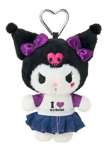 SANRIO ORIGINAL KUROMI I LOVE SANRIO CHARACTERS MASCOT HOLDER