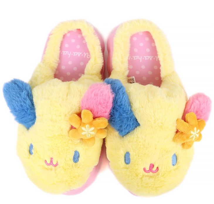 SANRIO ORIGINAL USAHANA FLUFFY ROOM SLIPPERS