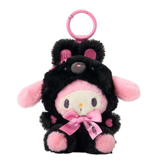 SANRIO ORIGINAL MY MELODY MASCOT HOLDER WITH CARABINER BLACK ANIMALS