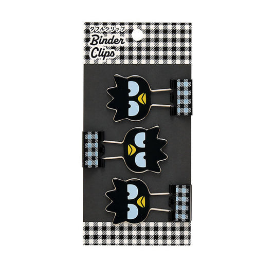SANRIO BADTZ-MARU 3 PC DOUBLE CLIP SET