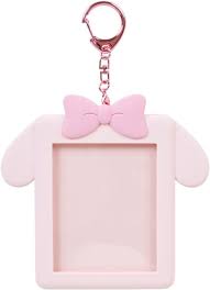 SANRIO JAPAN ORIGINAL MY MELODY LANYARD WITH KEYCHAIN PHOTO FRAME