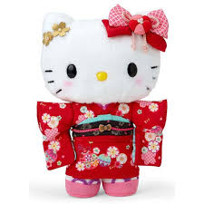 SANRIO ORIGINAL HELLO KITTY KIMONO PLUSH S