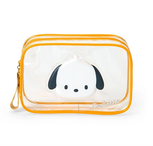 SANRIO ORIGINAL POCHACCO CLEAR POUCH PUFFY FACE