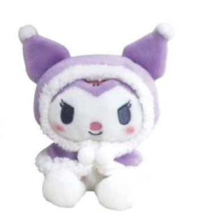 SANRIO ORIGINAL KUROMI CAPE MASCOT PLUSH KU