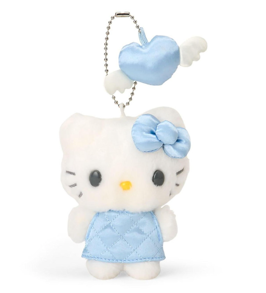 SANRIO ORIGINAL HELLO KITTY MASCOT HOLDER MINIATURE QUILT BLUE