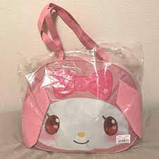 SANRIO JAPAN ORIGINAL MY MELODY 2024 LIMITED LUCKY FORTUNE LARGE TOTE BAG