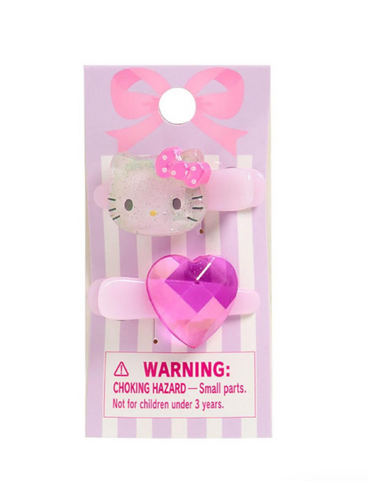 SANRIO ORIGINAL HELLO KITTY KIDS MINI HAIR CLIP SET