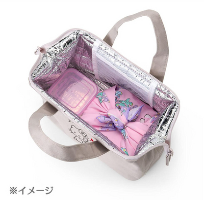 SANRIO ORIGINAL HELLO KITTY INSULATED LUNCH BAG WITH WHITE FRAME
