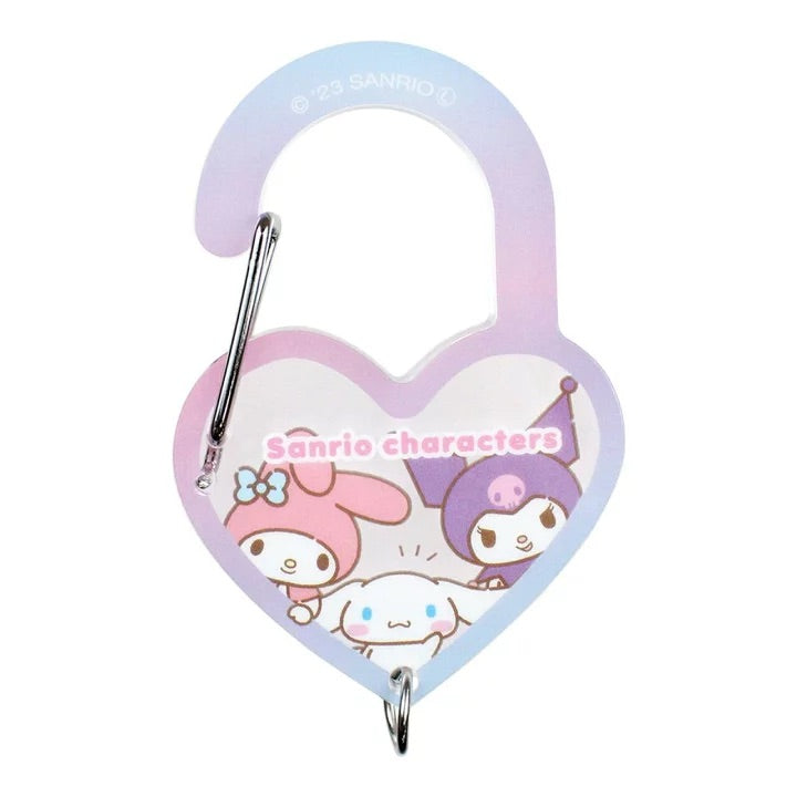 SANRIO CHARACTERS HEART CARABINER BLIND BOX