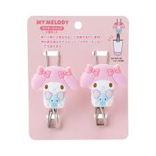 SANRIO JAPAN ORIGINAL MY MELODY WIRE CLIP SET OF 2