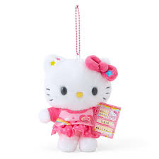 SANRIO JAPAN ORIGINAL HELLO KITTY MASCOT CHARM / PLUSH NOSTALGIC PROFILE