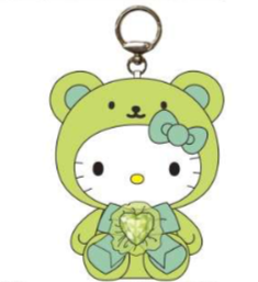 SANRIO HELLO KITTY AUG BIRTHSTONE CLIP ON CHARM