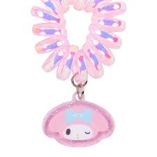 SANRIO JAPAN ORIGINAL MY MELODY COIL PONYTAIL HOLDER SET OF 2