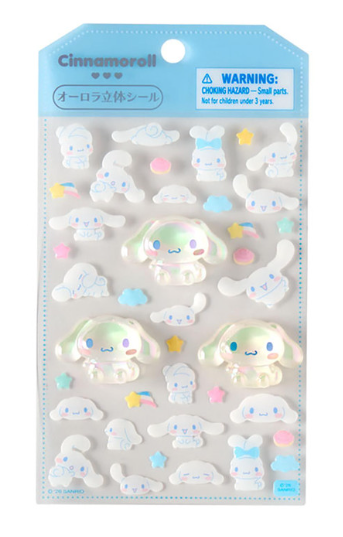 SANRIO ORIGINAL CINNAMOROLL AURORA 3D STICKER