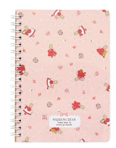 SANRIO ORIGINAL MARRON CREAM B6 RING NOTEBOOK RETRO