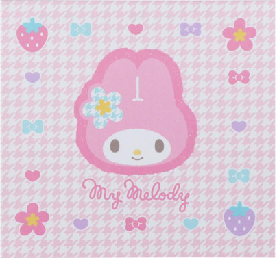 SANRIO ORIGINAL MY MELODY MEMO PAD Y2K HOUNDSTOOTH