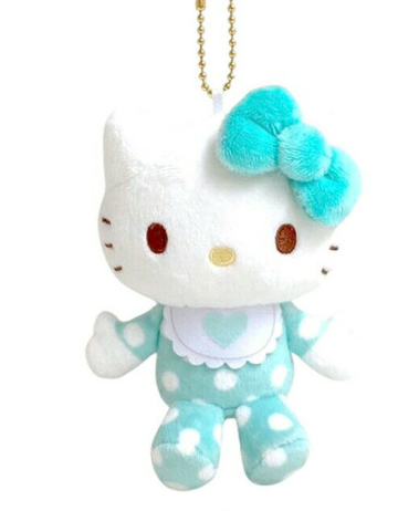 SANRIO ORIGINAL HELLO KITTY MASCOT CHARM / PLUSH BABY COLLECTION LIGHT BLUE 2025