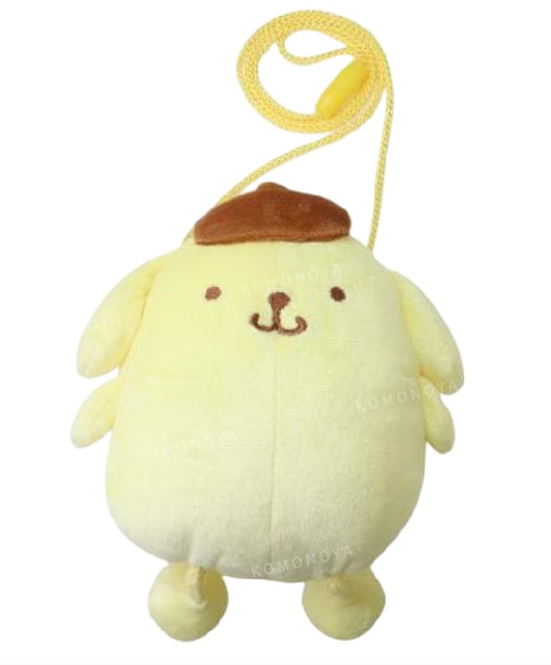 SANRIO ORIGINAL POMPOMPURIN DANGLING FEET NECK POUCH