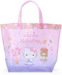 SANRIO JAPAN ORIGINAL HELLO KITTY VINYL POOL BAG