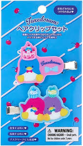 SANRIO JAPAN ORIGINAL TUXEDOSAM HAIR CLIP SET