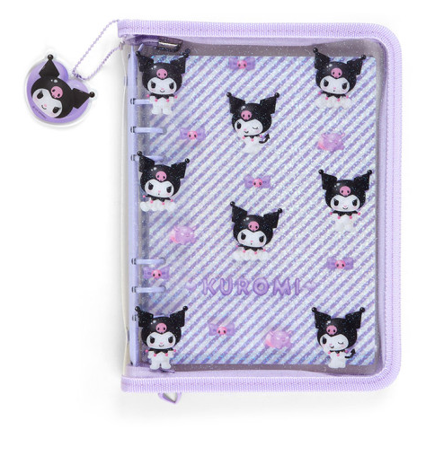 SANRIO JAPAN ORIGINAL KUROMI CLEAR AND PLUMP 3 D BINDER