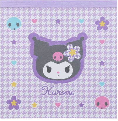SANRIO ORIGINAL KUROMI MEMO PAD Y2K HOUNDSTOOTH