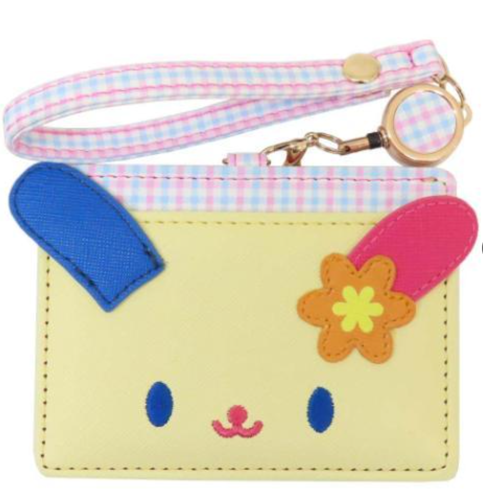 SANRIO ORIGINAL USAHANA PASS CASE WITH REEL