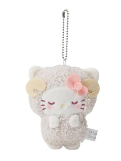 SANRIO ORIGINAL MASCOT HOLDER  HELLO KITTY SLEEPING SHEEP