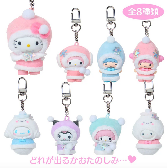 SANRIO ORIGINAL CHARACTERS FLOCKING DOLL CHARM BLIND BOX SNOW FAIRY