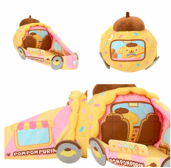 SANRIO ORIGINAL POMPOMPURIN PLUSH HOUSE SUPER CUTE ADVENTURES CHIMA POTE COLLECTION