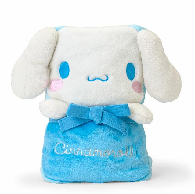 SANRIO ORIGINAL CINNAMOROLL FLANNEL LAP BLANKET & CAPE RIBBON