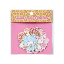 SANRIO ORIGINAL CHARACTERS STICKER SET LEOPARD BEAR