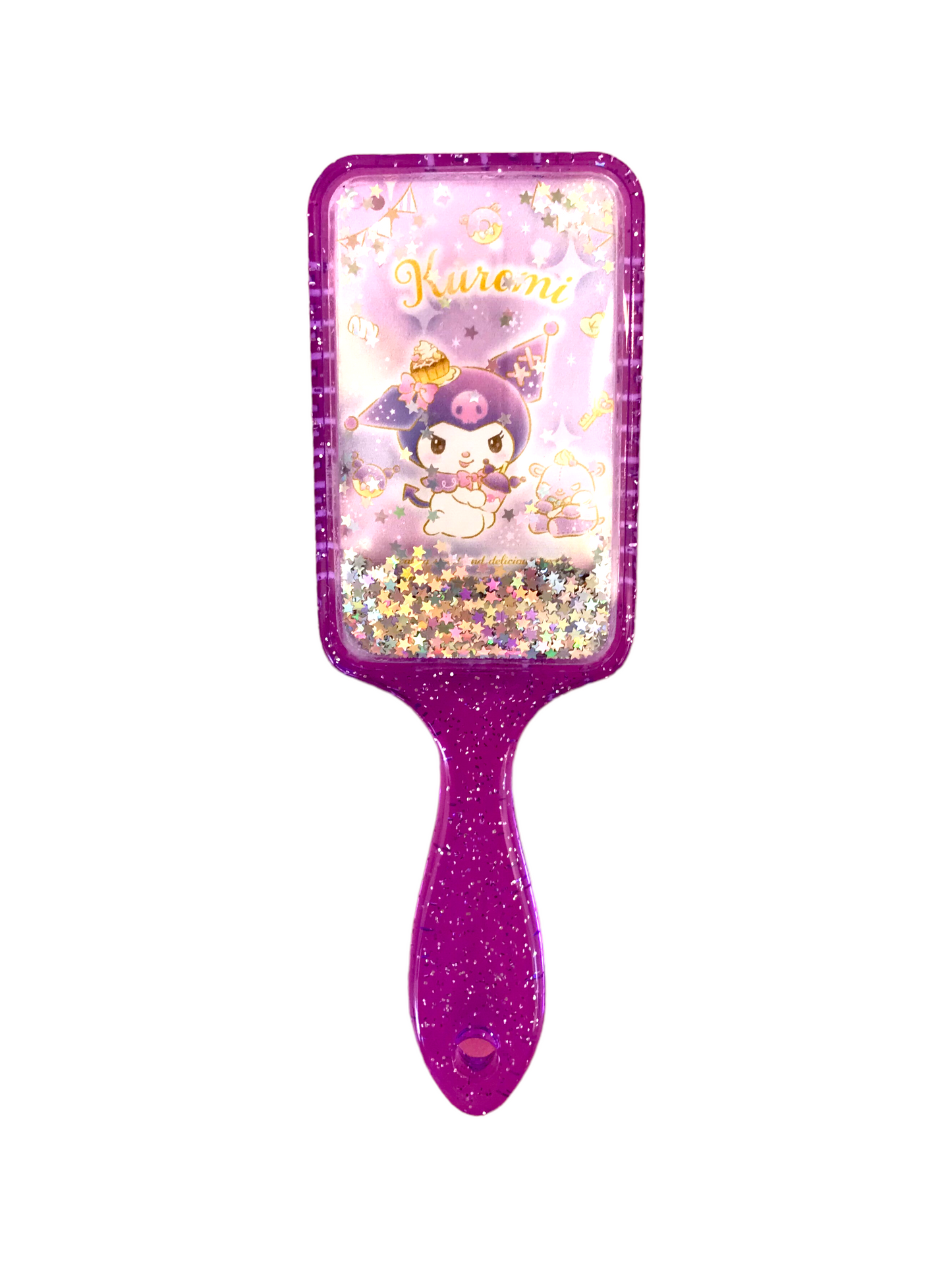 SANRIO JAPAN ORIGINAL KUROMI HAIR BRUSH RIBBON