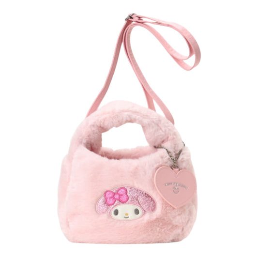 SANRIO ORIGINAL MY MELODY 2 WAY BOA SHOULDER HAND BAG