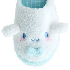 SANRIO ORIGINAL CINNAMOROLL FACE SHAPED SLIPPERS