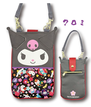 SANRIO JAPAN ORIGINAL KUROMI PHONE SLING BAG / POUCH