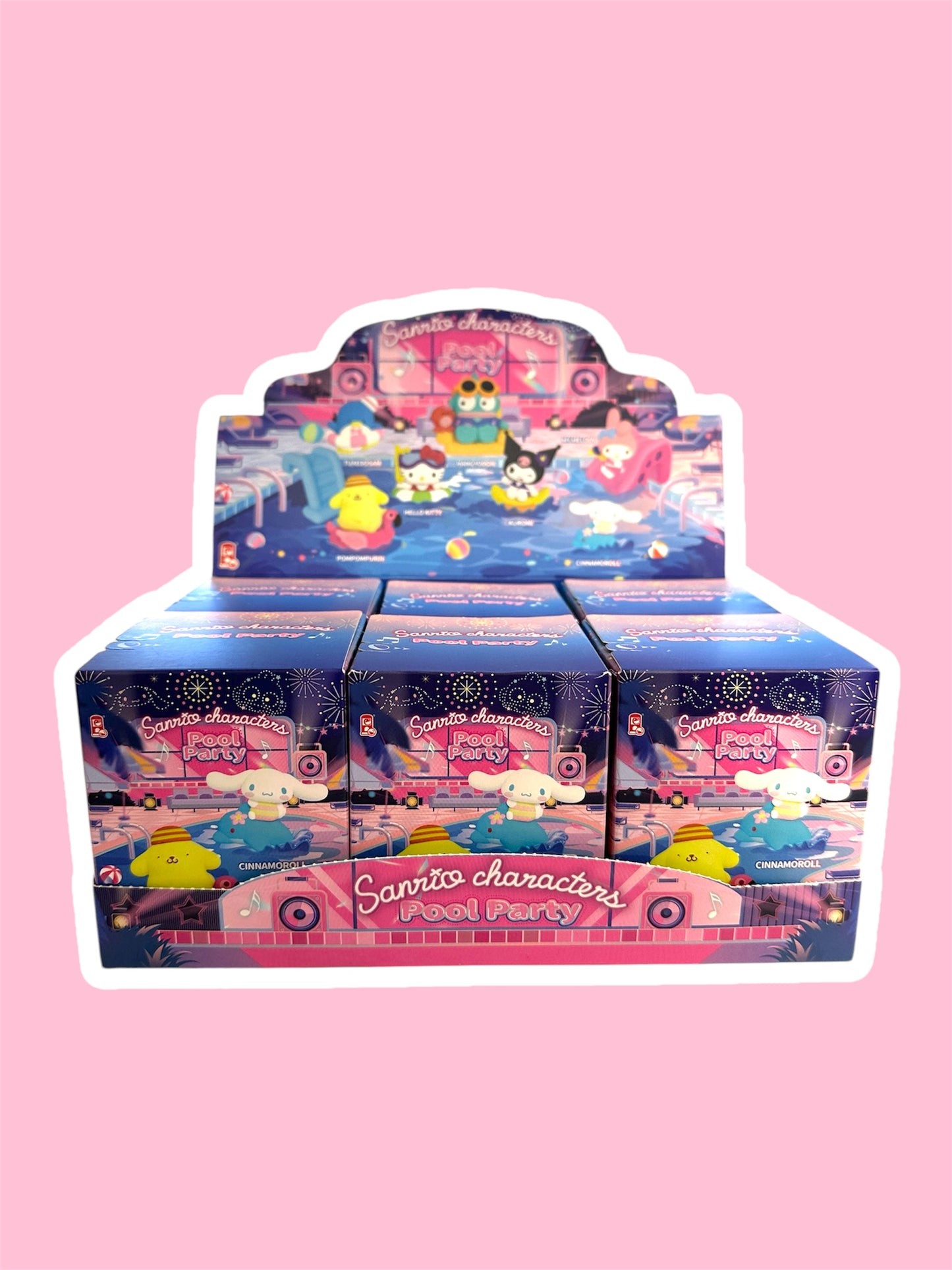 SANRIO CHARACTERS FIGURE POOL PARTY BLIND BOX