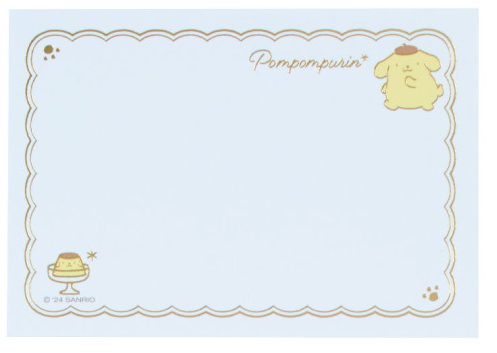 SANRIO ORIGINAL POMPOMPURIN MESSAGE MINI PAD