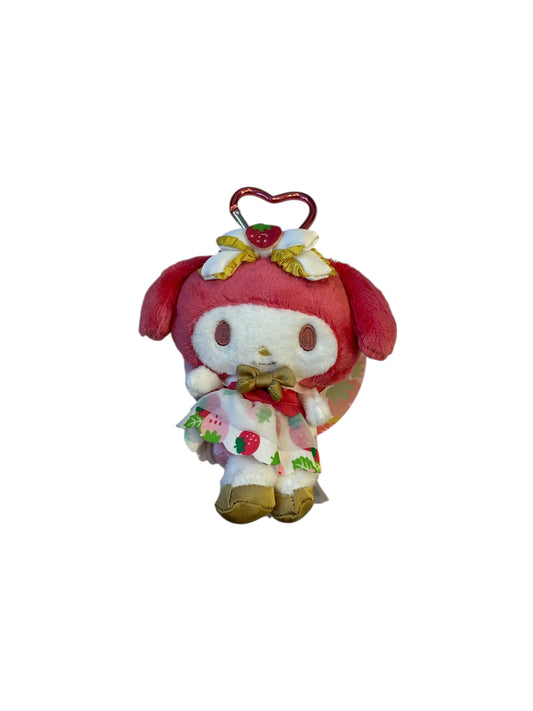 SANRIO ORIGINAL MY MELODY MASCOT PLUSH 50TH ANNIVERSARY STRAWBERRY