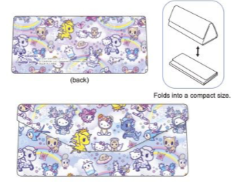 SANRIO HELLO KITTY TOKIDOKI FOLDABLE GLASS CASE CELESTIAL