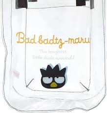 SANRIO JAPAN ORIGINAL BADTZ MARU CLEAR SHOULDER HANDBAG