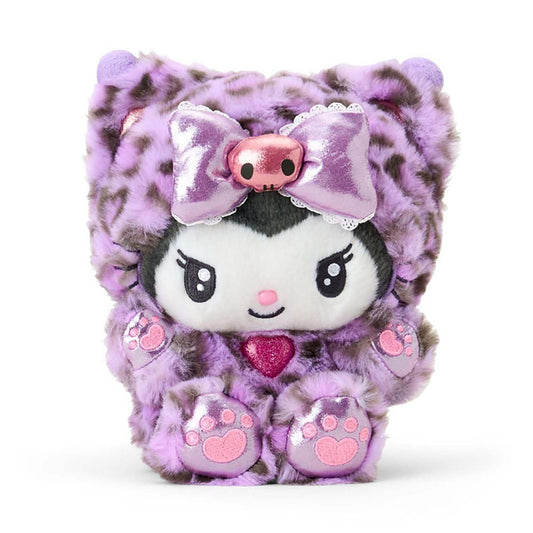 SANRIO ORIGINAL KUROMI PLUSH LEOPARD GAL CAT PURPLE