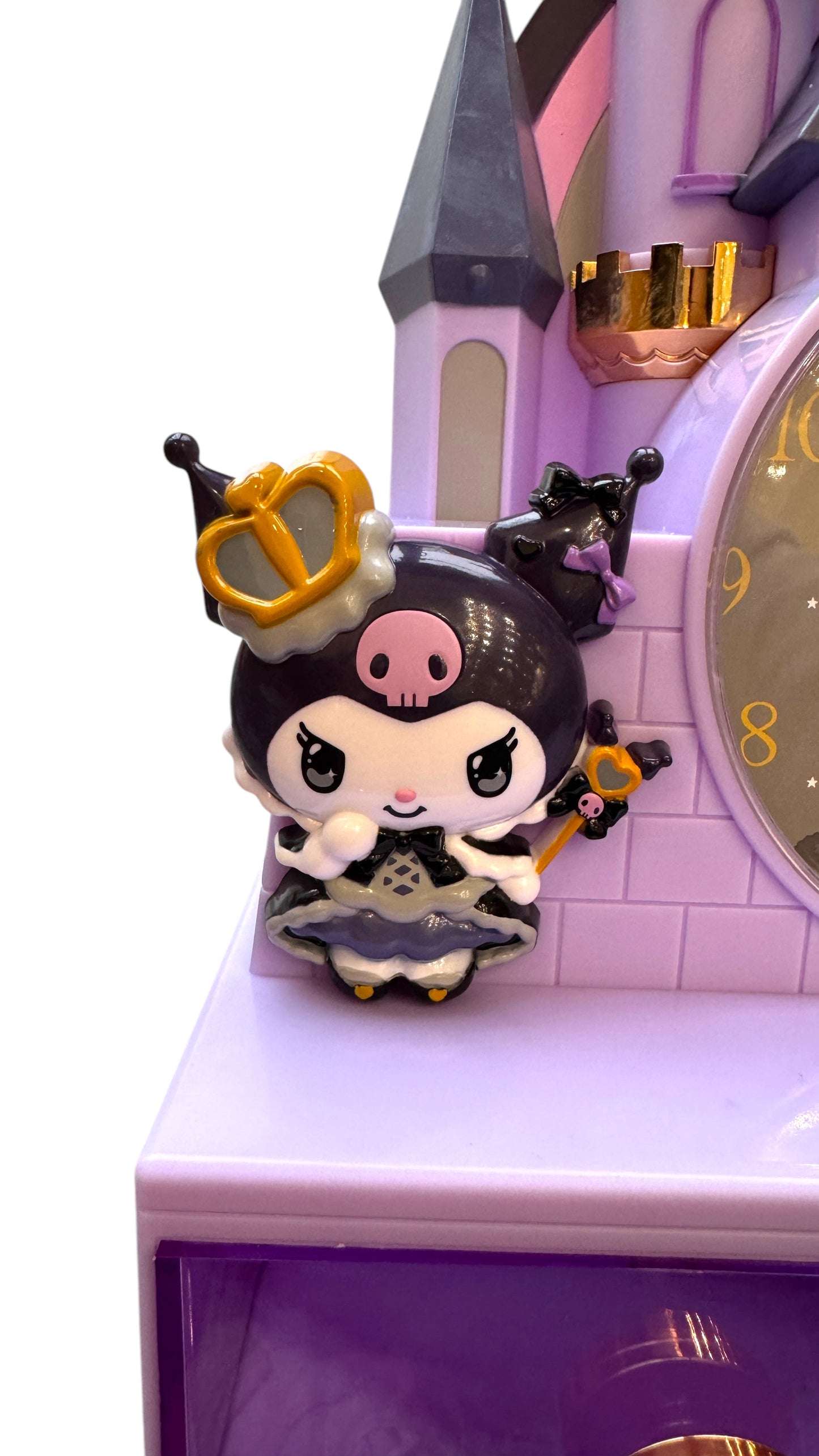 SANRIO ORIGINAL 2025 KUROMI KUJI #1 DESK CLOCK W/ ORGANIZER