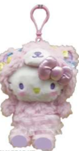 SANRIO HELLO KITTY MASCOT CLIP GIRLY BEAR